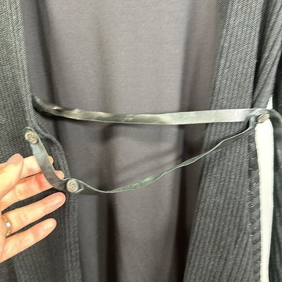 ANNETTE GORTZ Women’s Two Piece Cardigan Draped Dress Set Brown Size Large - Picture 3 of 15